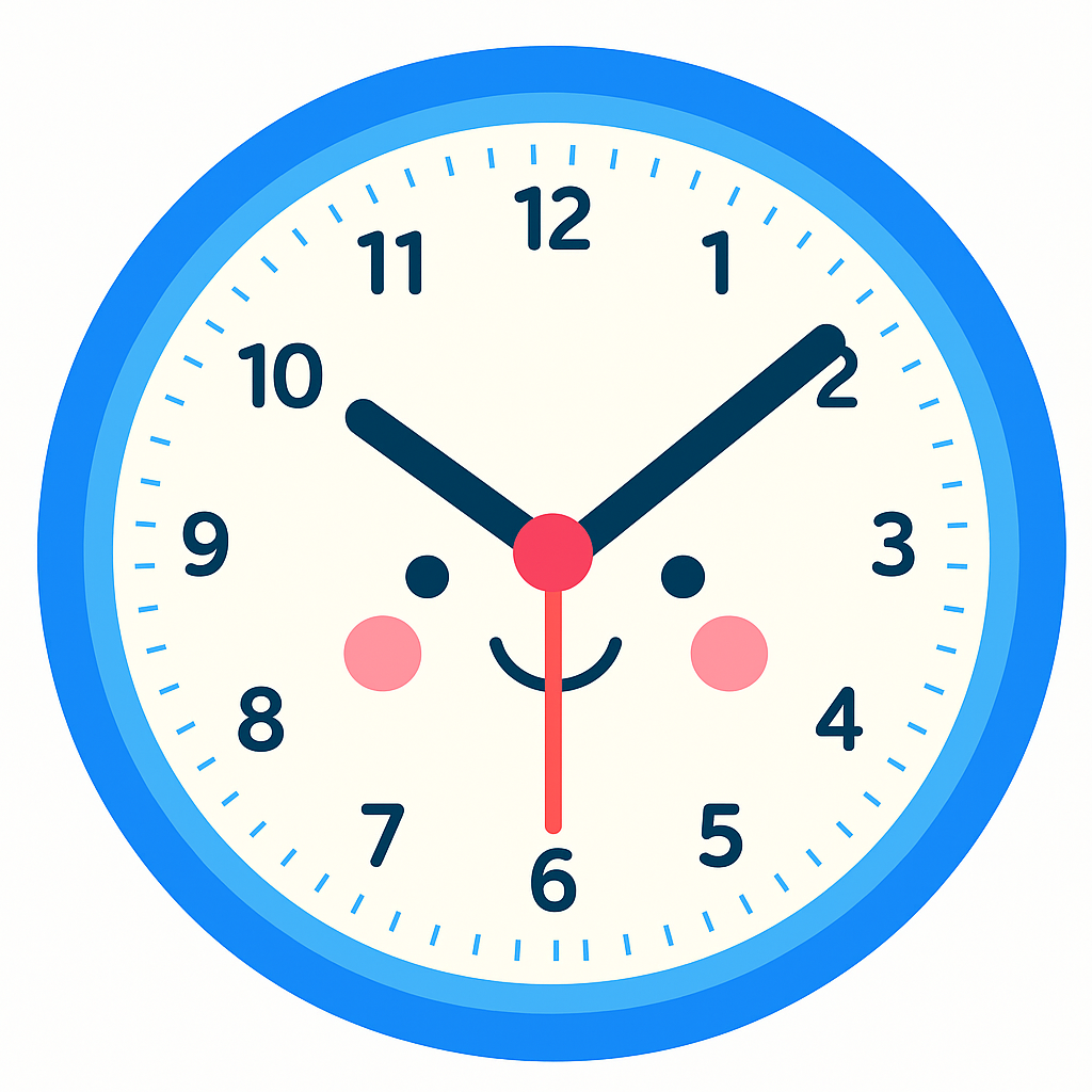 Interactive Clock Tool - Drag and Drop Time Learning for Kids